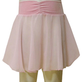 허리벨벳 아동 쉬폰치마 3부 11인치 (허리: 밴드형)